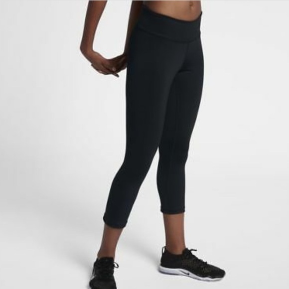 NWOT Nike Dri-Fit Power Pocket High Intensity Training Cropped Legging Black - Picture 3 of 15